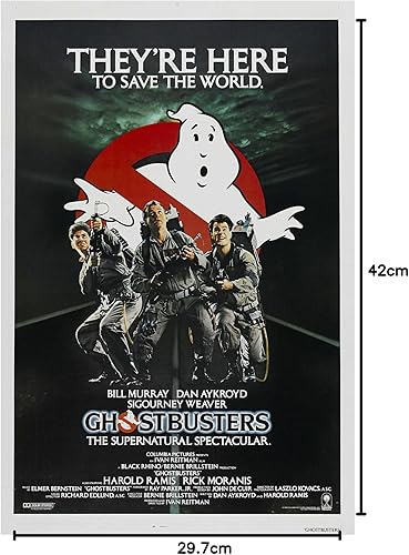 Poster de film rétro classique des années 80 - Art mural - Images de fantômes - Poster A3 - Nail Gallerys