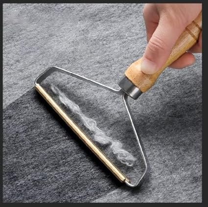 Esteopt Rasoir portable en tissu anti-peluches pour vêtements, manteau tissé, tapis, poils d'animaux (marron1) - Nail Gallerys