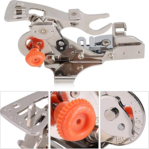 AUNMAS Pied-de-biche Ruffler, Machines à Coudre Rassemblement Pied-de-biche Universel Accessoire de Machine à Coudre pour Machine à Coudre Brother Singer - Nail Gallerys
