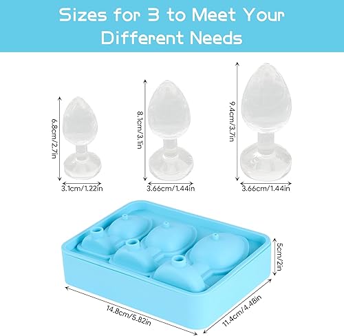 Moule à glaçons en silicone avec couvercle, bac à glaçons Ice Cube, moule à glaçons amusant en silicone, moule de congélation amusant, whisky, café, cocktail, cadeaux de fête pour adultes - Nail Gallerys