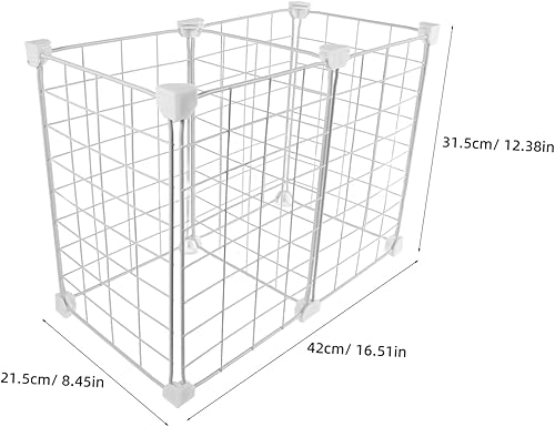 Warmhm Partition de congélateur accessoires congelateur stockage congélation réfrigérateur bacs de rangement pour congélateur coffre paniers métalliques pour l'organisation le fer blanche - Nail Gallerys