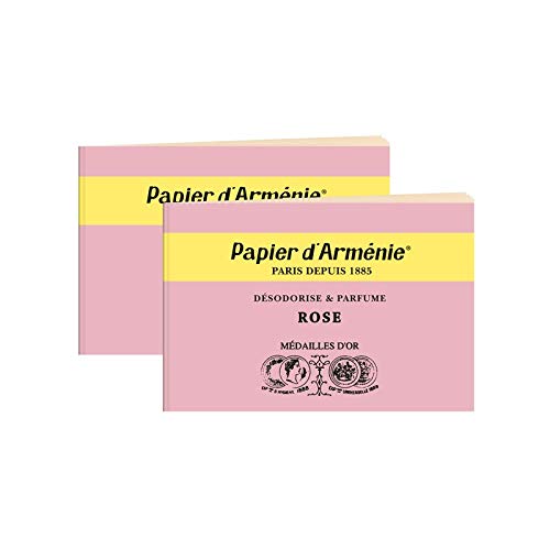 Papier d'Arménie 2 livrets Rose - Nail Gallerys