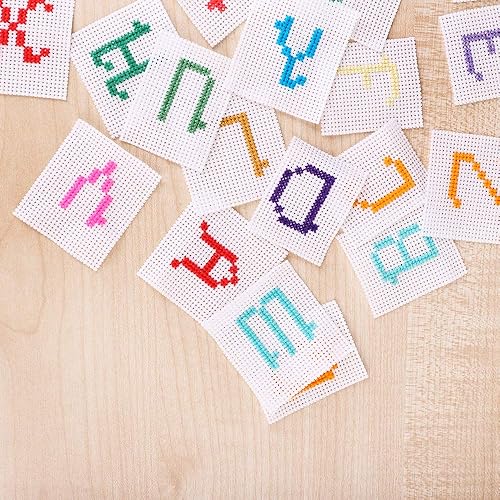 Pllieay Lot de 30 feuilles de toile en plastique 7 points pour broderie, travaux de tricot et de crochet 10,4 x 10,4 cm - Nail Gallerys