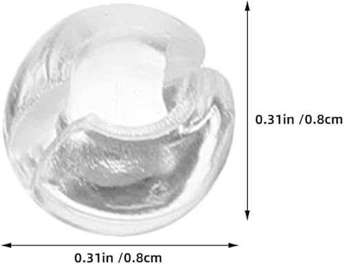 Gatuida 24 pièces Accessoires pour Stores Arrêts de Chaîne Transparent pour Rideaux Perles Remplacement de Chaîne à Billes Fixations Stables et Durables - Nail Gallerys