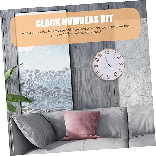 BELLIFFY 12pièces Accessoires De Remplacement Pour Horloge Chiffres Arabes Pour Décoration Et Réparation - Nail Gallerys