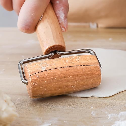 Yesaler Rouleaux à Pâtisserie en Bois Rouleau à Pâte Outil à Pâtisserie de Cuisine pour Biscuits Sablés Cookies Pie - Nail Gallerys