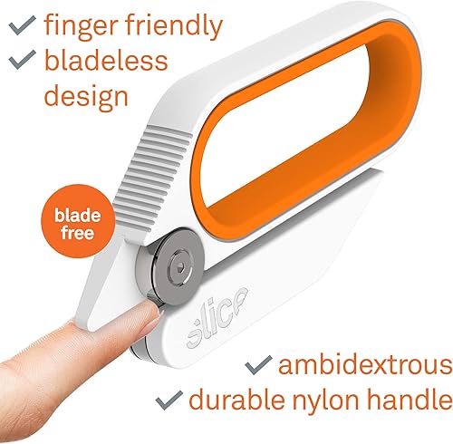 Slice 10598 Ciseaux rotatifs sans lame pour papier cadeau et cellophane Idéal pour fleuristes, vente au détail ou maison - Nail Gallerys