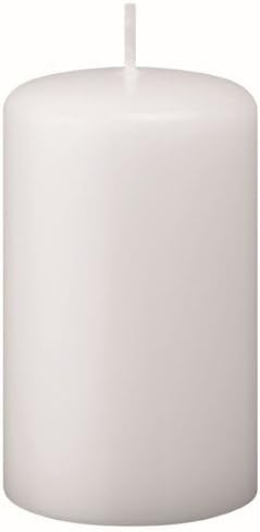 Bougies Pilier Blanc 5 x 3 cm, 20 Bougies - Nail Gallerys