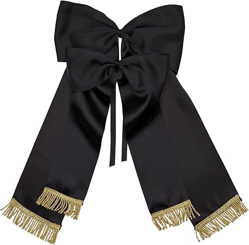 Furlanis Petit nœud de deuil Noir, 18 x 30 x 7,5 cm - Nail Gallerys