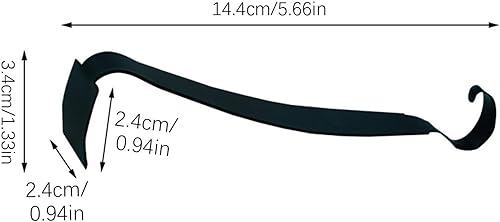 Ceprznvey Ceramic Trimming Tools, Potter Scraper Set, Stainless Steel Double-Ended Versatile Hand Modeling Pottery Craft Supplies for Clay Work, 5.67x1.34x0.94 inches - Nail Gallerys