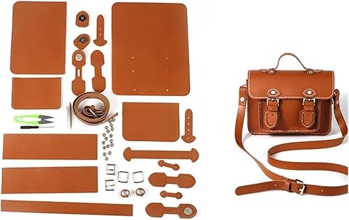 Kit de Fabrication de Sacs DIY - Accessoires de Bricolage pour Sac Carré Fait à la Main - Matériel pour Sac à Main en Cuir ( Color : Dark - Nail Gallerys
