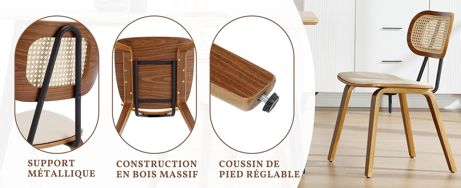 Chaise de Cuisine lot de 2