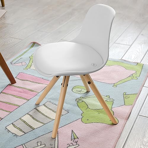 SoBuy® Siège Chaise, chaises, tabouret, hauteur 35 cm, blanc, fst46 de W - Nail Gallerys