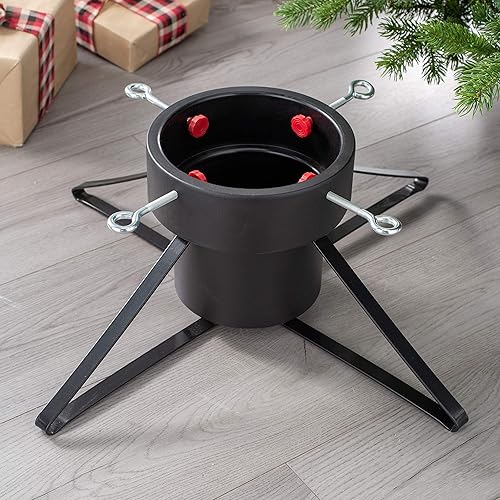 WeRChristmas Support de Sapin de Noël en métal pour Arbres de 2,5 m et Dessous, Multicolore, 57 cm - Nail Gallerys