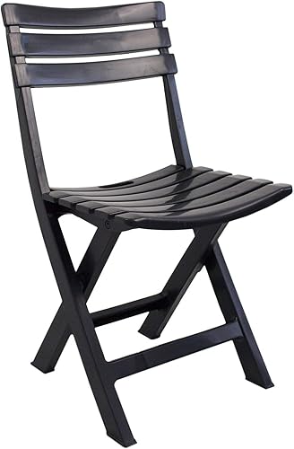 Chaise de Jardin Pliable, Birki, Anthracite - Nail Gallerys
