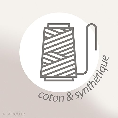 Linnea Drap de Bain 100x150 cm Coton Efficience Stripes Marron Roble - Nail Gallerys