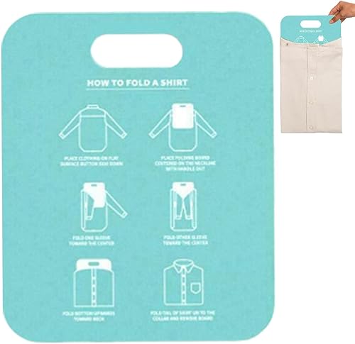 Dossier pour chemises - aide à plier le linge, dossier pour chemises | Panneau pliant pour chemises, t-shirts, panneau de dossier de chemises, panneau de pliage pour placard, piegat - Nail Gallerys
