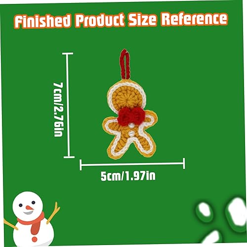 Kits de crochet kits de crochet pour les débutants adultes de Noël homme pain d'épice crochet crochets ensembles avec crochets à crochets aiguilles en yarn set crochet pour adultes enfants cadeau de - Nail Gallerys