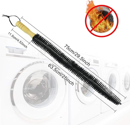 EMAGEREN Brosse Radiateur Coudée Brosse Nettoyer Radiateur avec Manche en Bois Brosse Radiateur Longue 75cm Plumeau Radiateur Flexible pour Nettoyer Radiateur Réfrigérateur Machine à Laver - Nail Gallerys