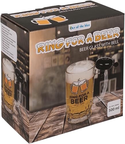 Out of the blue Verre à bière avec sonnette env. 5 x 7 cm - Nail Gallerys