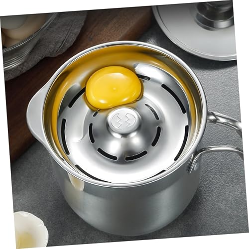 iplusmile Séparateur Œufs Acier Inoxydable Seau de Division pour Rangement des Jaunes Blancs Œufs pour Cuisine Restaurant Boulangerie - Nail Gallerys