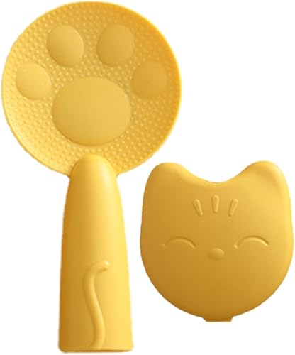 Spatule à riz antiadhésive, cuillère à riz de cuisine, pelle à riz autoportante, cuillères à riz en forme de chat avec support de rangement et poignée épaisse pour cuiseurs à riz - Nail Gallerys