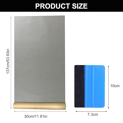 Patch de Réparation en Cuir, 30x137cm Simili Cuir Autocollant, Patch de Réparation en Auto-adhésif, pour Sièges D'auto, Canapés, Sièges de Bateau, Chaises, Beige Jaun - Nail Gallerys