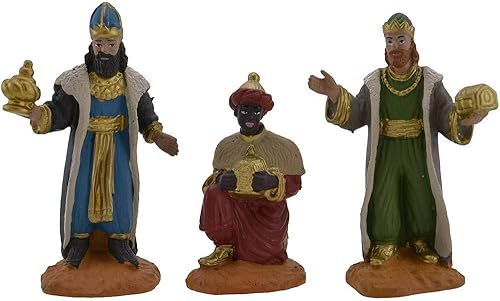 Generico Lot de 3 rois mages 8 cm Oliver - Nail Gallerys