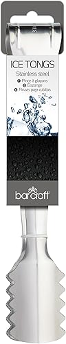 BAR CRAFT Barcraft Pince à Glace, Acier Inoxydable, 16 cm (6'), Argent - Nail Gallerys