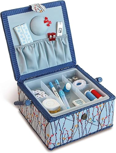 Prym 612069 Panier à Couture Coton Sable 32 x 20,5 x 21 cm - Nail Gallerys