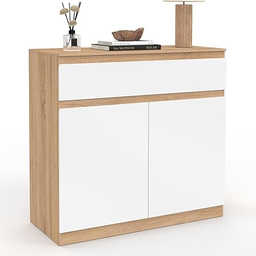 IDMarket - Armoire à chaussures 12 paires TOMI 2 portes et 1 tiroir - Nail Gallerys