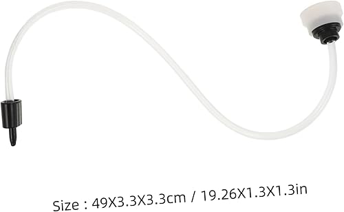 LOPUNER 2Pièces Tuyau Flexible de Scellant Sous Vide Adaptateur de Rangement Alimentaire pour Connexion Pratique Conservation Long des Aliments - Nail Gallerys