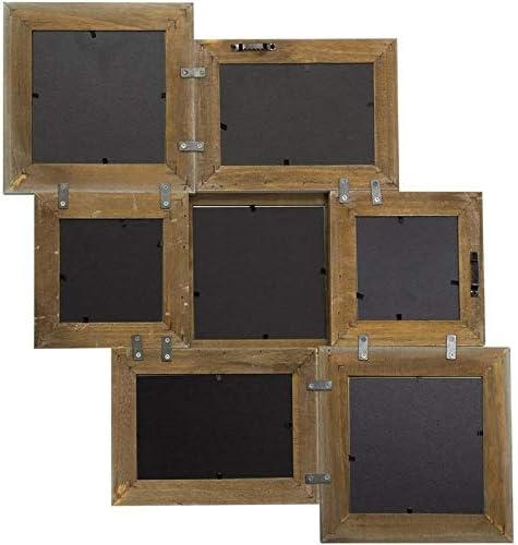 Zep TY381 Airolo Cadre Photo Multivues Bois Blanc/Beige/Gris/Brun 53 x 50 x 3,5 cm - Nail Gallerys