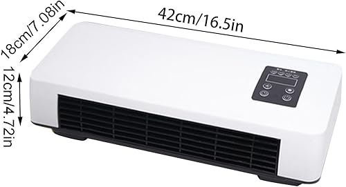 climatiseur mural sans évacuation, 42x18x12cm climatiseur sans unité extérieure, 1500W Télécommande climatiseur sans conduit, climatiseur reversible et Chauffage pour Intérieur, Tente et voiture - Nail Gallerys