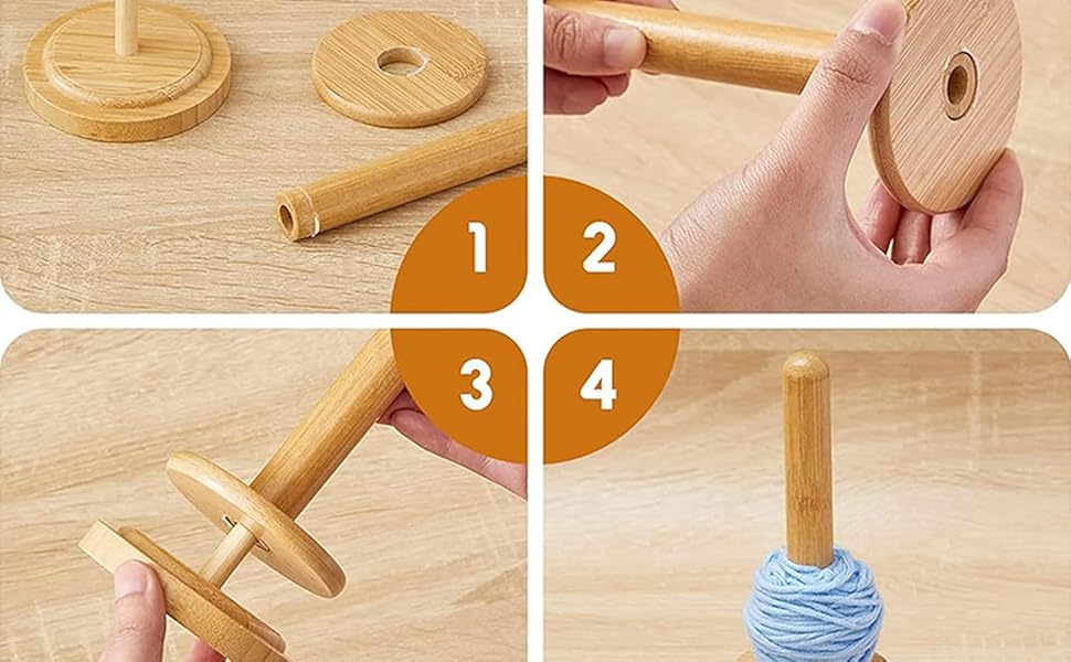 dérouleur pelote de laine