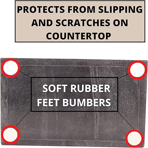 KC KULLICRAFT Plateau en marbre naturel pour bureau/cuisine/coiffeuse/salle de bain, plateau de rangement en pierre pour table basse, support d'assiette pour mouchoirs, bougies, savon, serviette, - Nail Gallerys