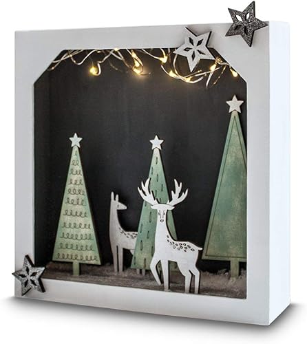 Rayher 67266000 Cadre pap.mâché av.fond bois,FSCMixCred. - Nail Gallerys