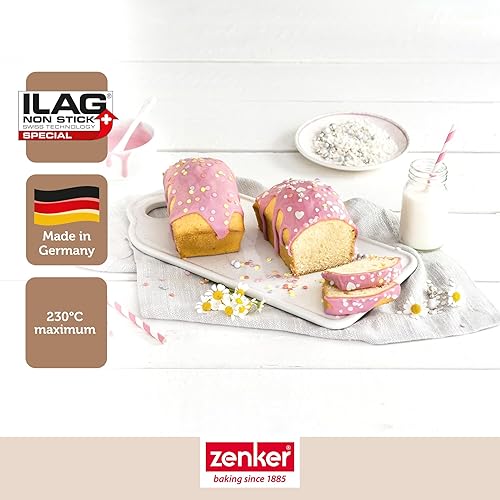 Zenker 7684 Mini moule à cake, moule à brioche, moule à cake, moule à gâteau, Acier inoxydable, Noir, 16 x 8,5 x 5,5 cm - Nail Gallerys