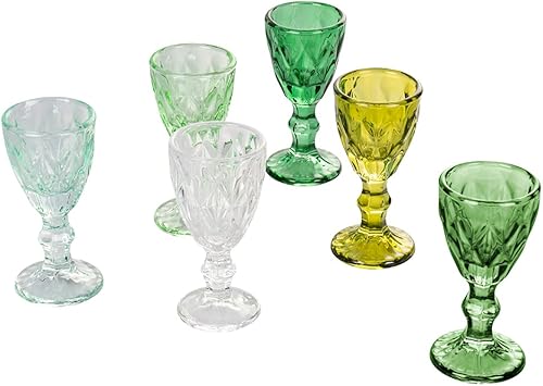 Villa d’Este Home Tivoli Prisma Lot de 6 liqueurs Greenery en verre 45 ml - Nail Gallerys