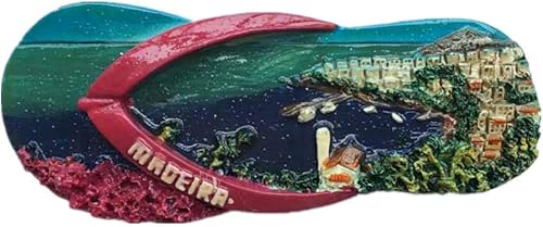 MUYU Magnet Aimant de réfrigérateur 3D Madeira Portugal Souvenir de Voyage, décoration pour la Maison et la Cuisine - Nail Gallerys