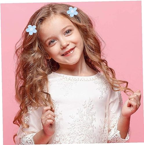 Haowul 20pcs 28 Mm Fleur De Tricot Brodé pour Les Vêtements De Vêtements pour Filles De Patchs De Coiffure DIY - Nail Gallerys