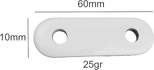 cyclingcolors 2X Poids Plomb pour Rideaux Lestage Rideau Douche Nappe Tissu Décoratif Tenture Maison Décoration, 25g (Moyen) - Nail Gallerys