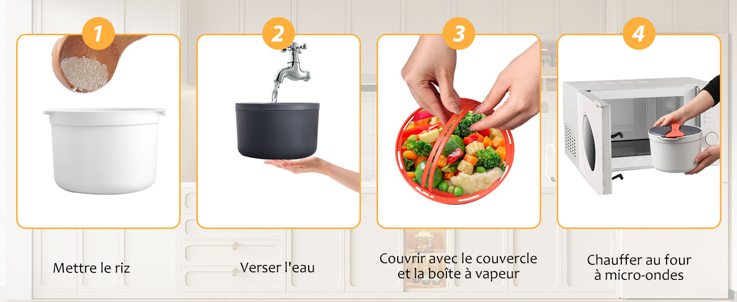 Cuiseur de Riz Micro Onde