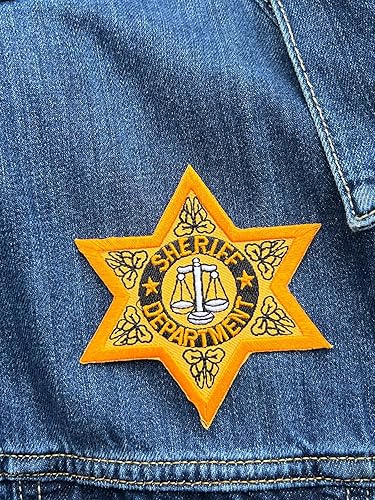 B2SEE Ecusson Police Ecusson thermocollant Patch thermocollant Sheriff 8,5 cm - Nail Gallerys