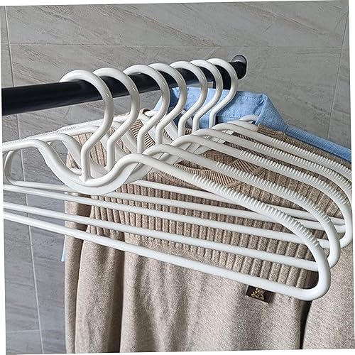 Cintres à Cou Courts, cintres en Plastique Robustes, 20pcs Non Glissade sans cintres à épaule, cintres Courts à économie d'espace pour Garde-Robe de Placard - Nail Gallerys