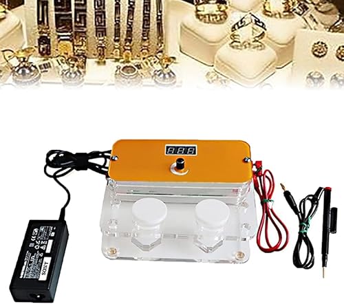 ZHPPED Machine de placage de Bijoux, Machine de galvanoplastie de Type Stylo, système de placage à Brosse pour Or, Argent, Or Rose, Nickel, réparation, Fabrication d'outils de Traitement,B - Nail Gallerys