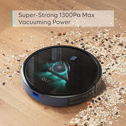eufy Robot aspirateur roboVac 11S avec BoostIQ, Superslim et Puissant 1300Pa - Fonctionnement Silencieux - Aspirateur Robot à Chargement Automatique (certifié et dépassé génération) Noir - Nail Gallerys