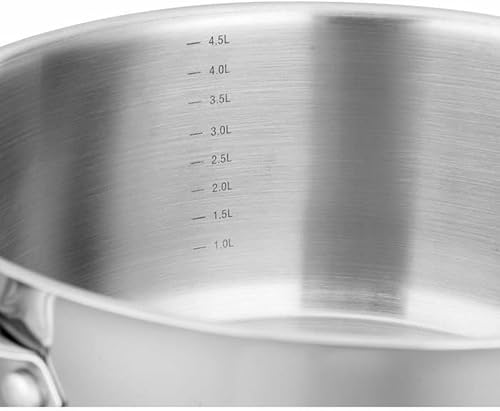 AM1022 Arthur Martin Marmite 36 cm avec couvercle – Acier Inoxydable – Tous feux dont induction - Nail Gallerys