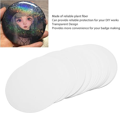 100pcs Cercles en carton pour l'artisanat, carton en papier carton en papier carte en papier carte de papier vierge cercles de disque blancs pour badges à broches (58 mm) - Nail Gallerys