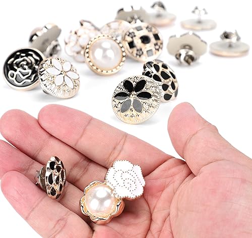 Lwuey Bouton de Broche,30 Pièces Chemises Femmes Vetement Decollete Sécurité Plastique Cacher Manteaux Chapeaux Sacs Jeans Foulards Éviter Exposition Accidentelle écharpe Cardigan - Nail Gallerys